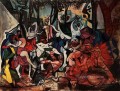 Bacchanals Triumph of Pan after Poussin 1944 Pablo Picasso